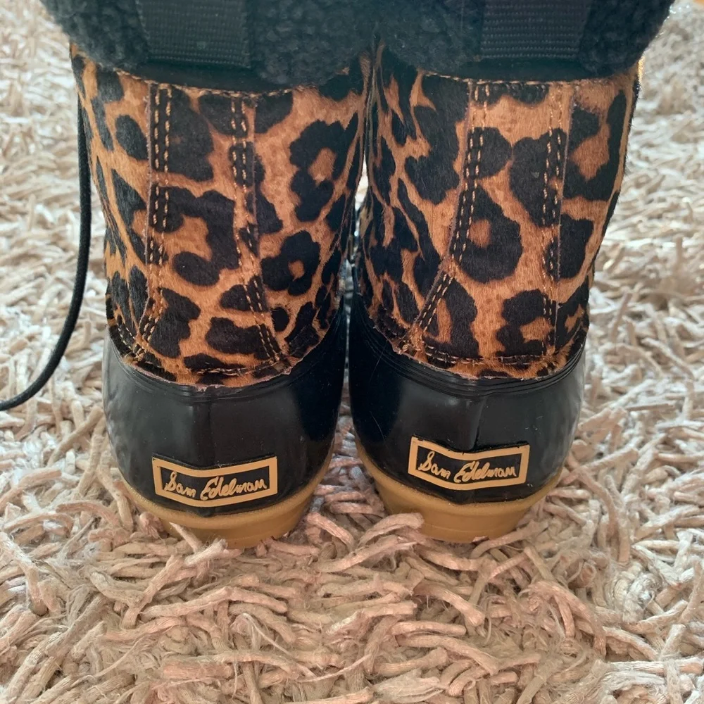 Sam Edelman cheetah Caldwell rain boots